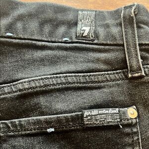 7 For All Mankind Black Jeans